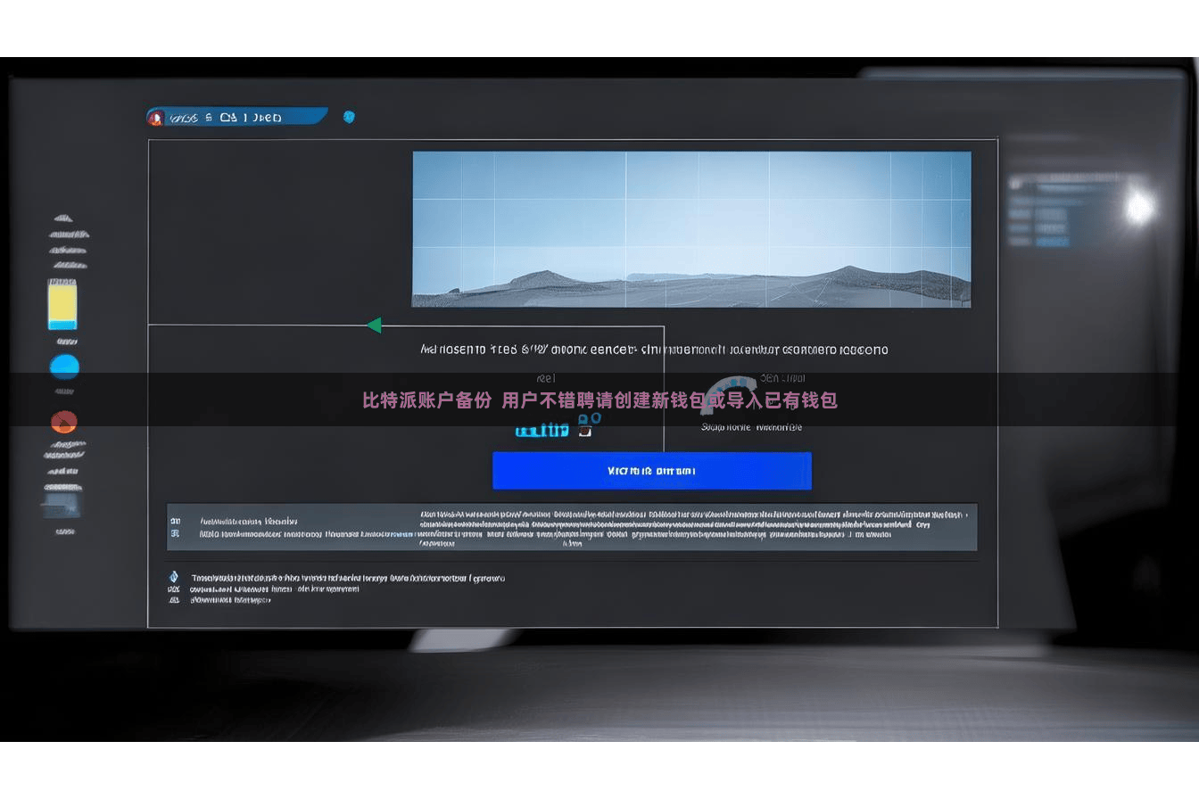 比特派账户备份 用户不错聘请创建新钱包或导入已有钱包