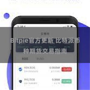 Bitpie官方更新 比特派币种期货交易指南