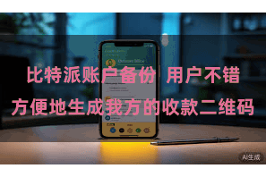 比特派账户备份  用户不错方便地生成我方的收款二维码